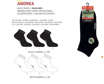 DESJANDREA- andrea calzino midi cotone unisex - Fratelli Parenti